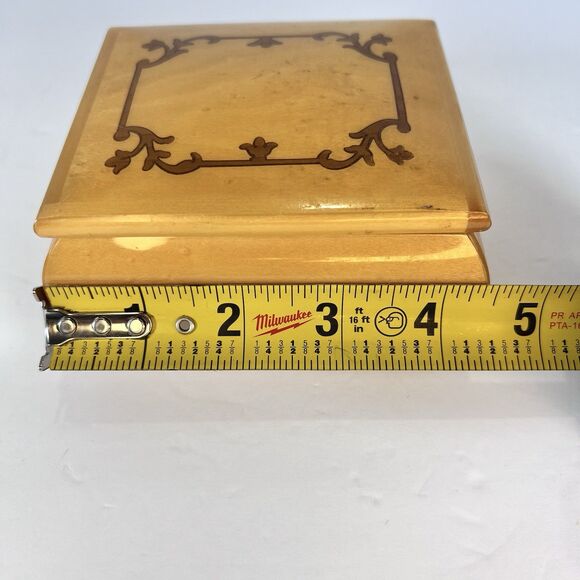 VTG Jewelry Music Box For Rings Made In Italy 4.5” San Francisco Music Box Co. - Picture 13 of 15